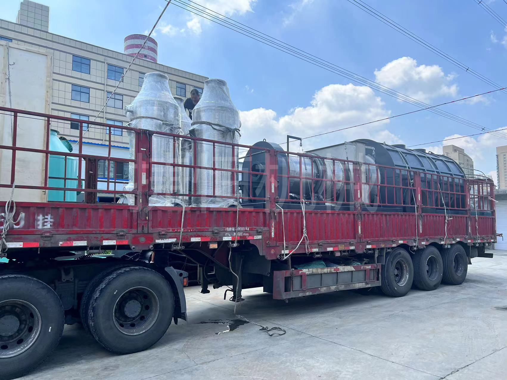 芬蘭客戶訂購炭化機(jī)，發(fā)貨即將完成