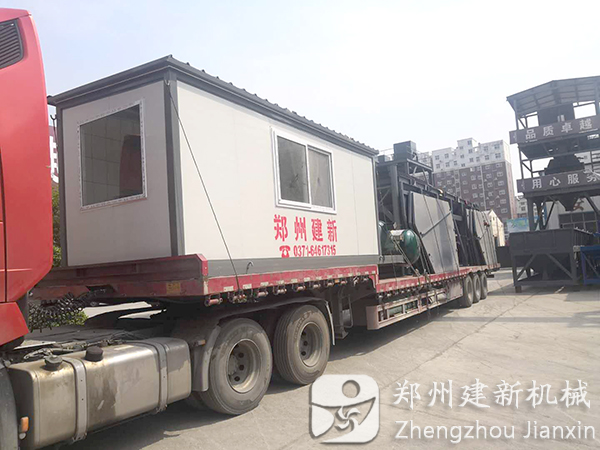 建新機(jī)械180混凝土攪拌站成功交付云南用戶